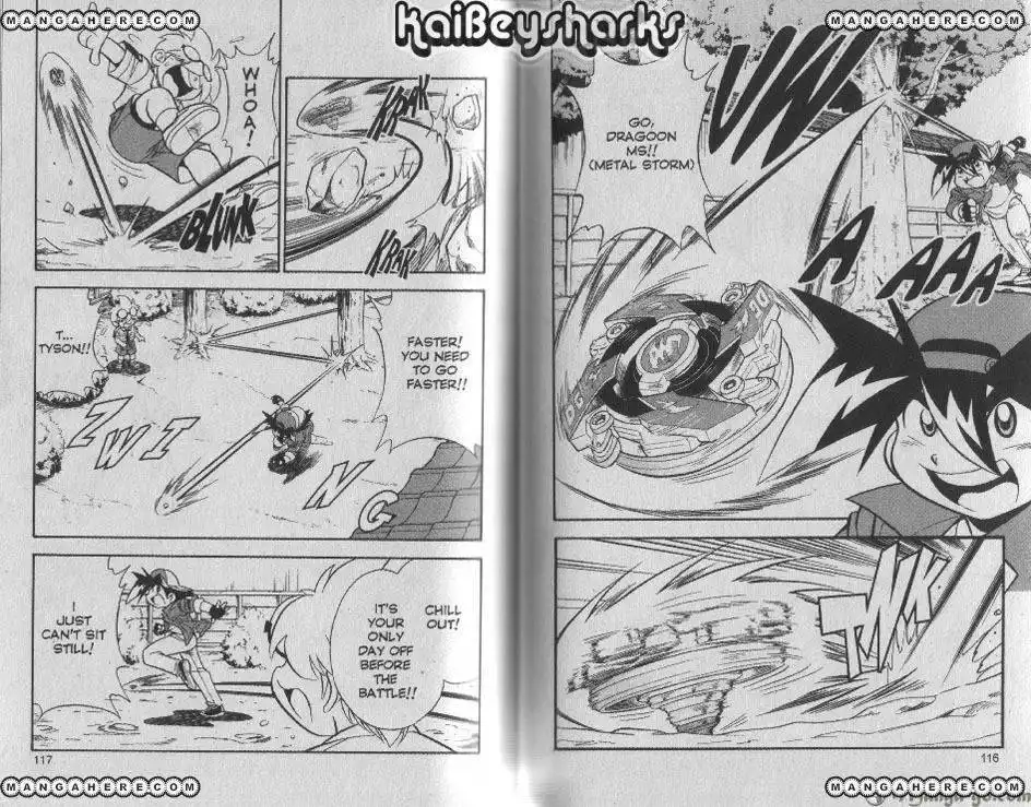 Bakuden Shoot Beyblade Chapter 12.4 2